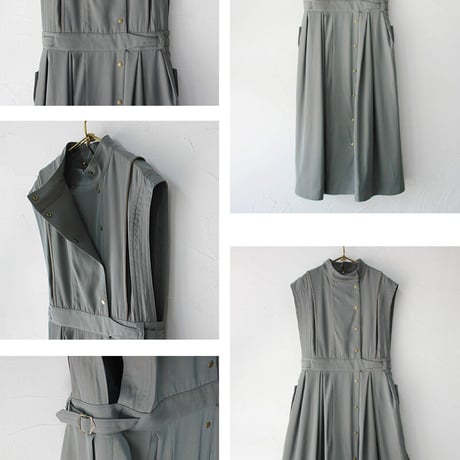ASEEDONCLOUD アシードンクラウド　Hiraeth wool chambrey Hiraeth work coat ＃Light  green