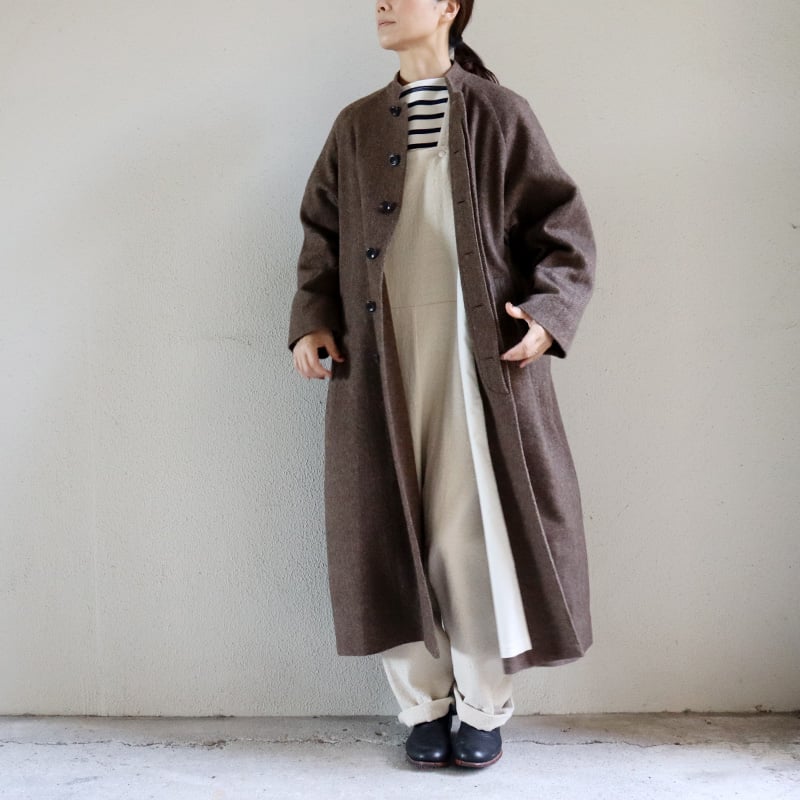 atelier naruse アトリエナルセ wool linen tweed stand c