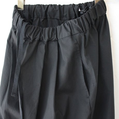 TRAVAIL MANUEL トラバイユマニュアル　コットントロピカルバームパンツ　#ブラック
