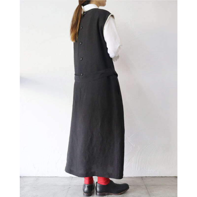 atelier naruse アトリエナルセ リネンノースリーブワンピース＋