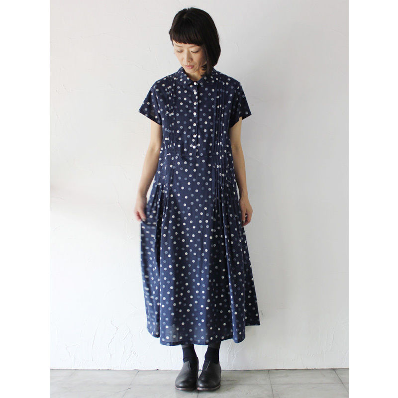 再入荷**susuri ススリ クナビーノワンピース ♯ネイビー 【送料無料