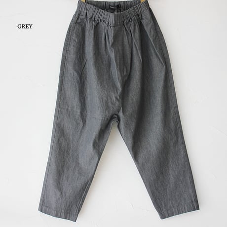 TRAVAIL MANUEL トラバイユマニュアル　6.5ozライトデニムサドルパンツ　♯ LT/INDIGO , INDIGO , GREY　【送料無料】