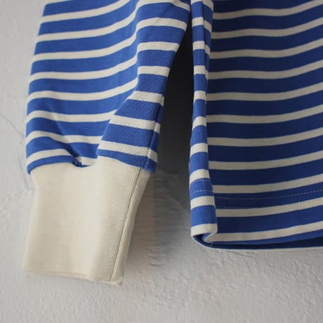 **再入荷**　atelier naruse アトリエナルセ　コットンボーダーカットソー（長袖）cotton border cut&sewn（long sleeves）