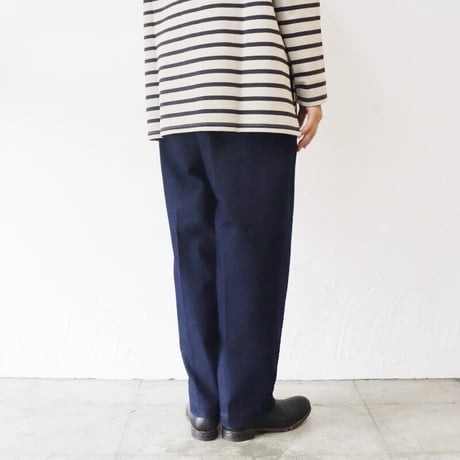 TRAVAIL MANUEL トラバイユマニュアル　T/Cデニムズートパンツ　#インディゴ　【送料無料】