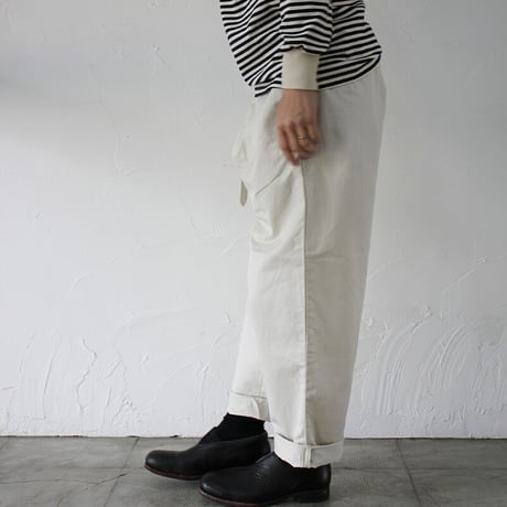 amne アンヌ　LINEN KERSEY belted bonito #Sand , Terracotta 【送料無料】