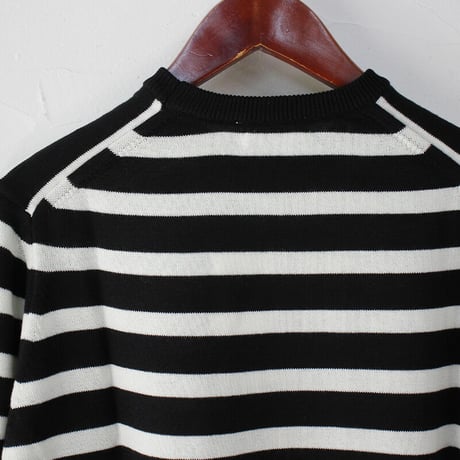 atelier naruse アトリエナルセ　cotton wool boarder knit コットンウールボーダーニット