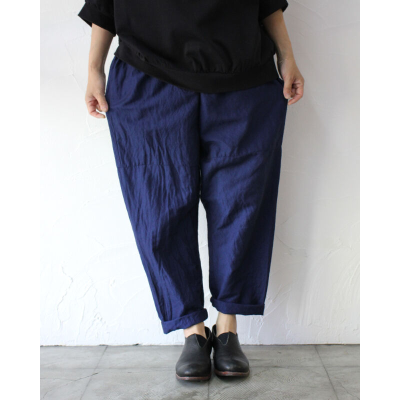 hiroko19600706 homspun ネイビー アンクルパンツ