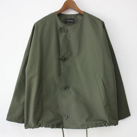 TRAVAIL MANUEL トラバイユマニュアル　コーデュラ60/40クロスボタンブルゾン　#ブラック、オリーブ　【送料無料】