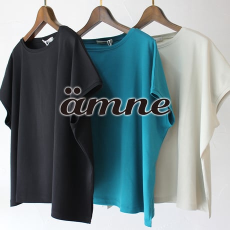 amne アンヌ　CIRCULAR RIB sleeveless gride　スリーブレスプルオーバー
