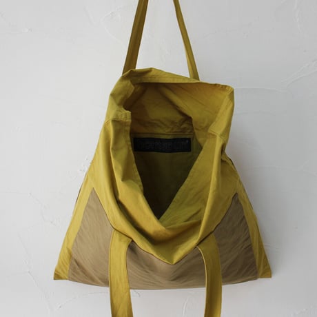 homspun ホームスパン　コーミングマットxビンテージコードBAG　#マスタードｘベージュ、ブラックｘブラック