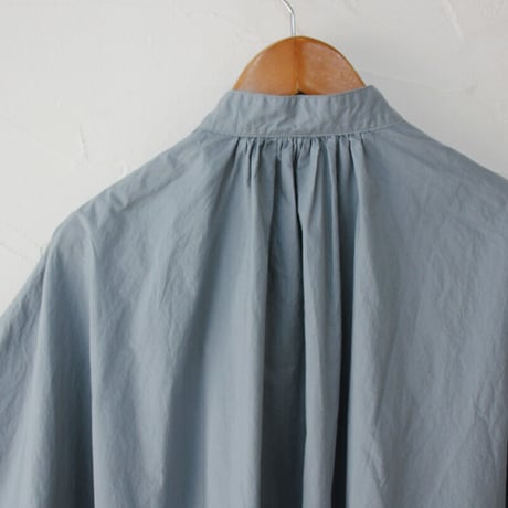 ARTE POVERA アルテポーヴェラ　 タイプライター染めポンチョシャツ　#ホワイト、スモークサックス、ブラック
