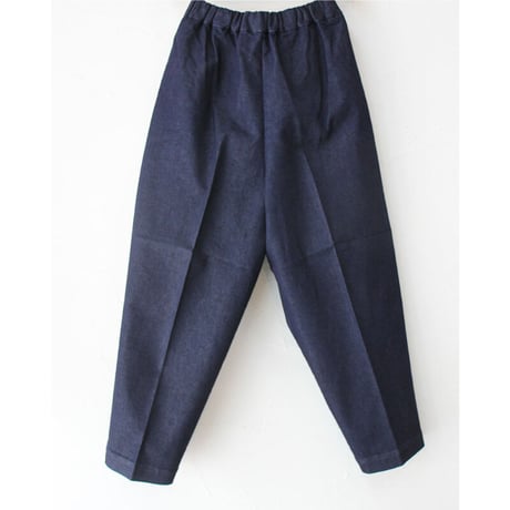 TRAVAIL MANUEL トラバイユマニュアル　T/Cデニムズートパンツ　#インディゴ　【送料無料】