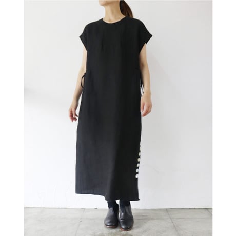 SUSURI ススリ　ティアフルドレス　#beige,black 【送料無料】