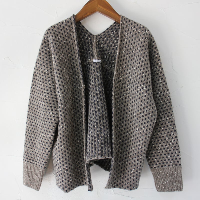 再入荷**homspun ホームスパン ナチュラルネップジャガード