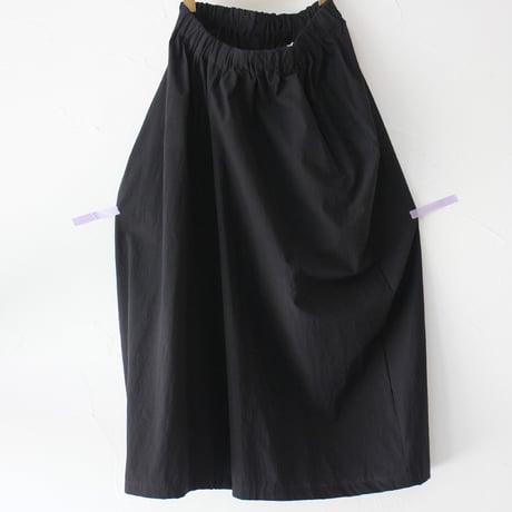 **ブラック再入荷** atelier naruse アトリエナルセ　cotton high twist poplin gaucho pants　コットンハイツイストポプリンガウチョパンツ