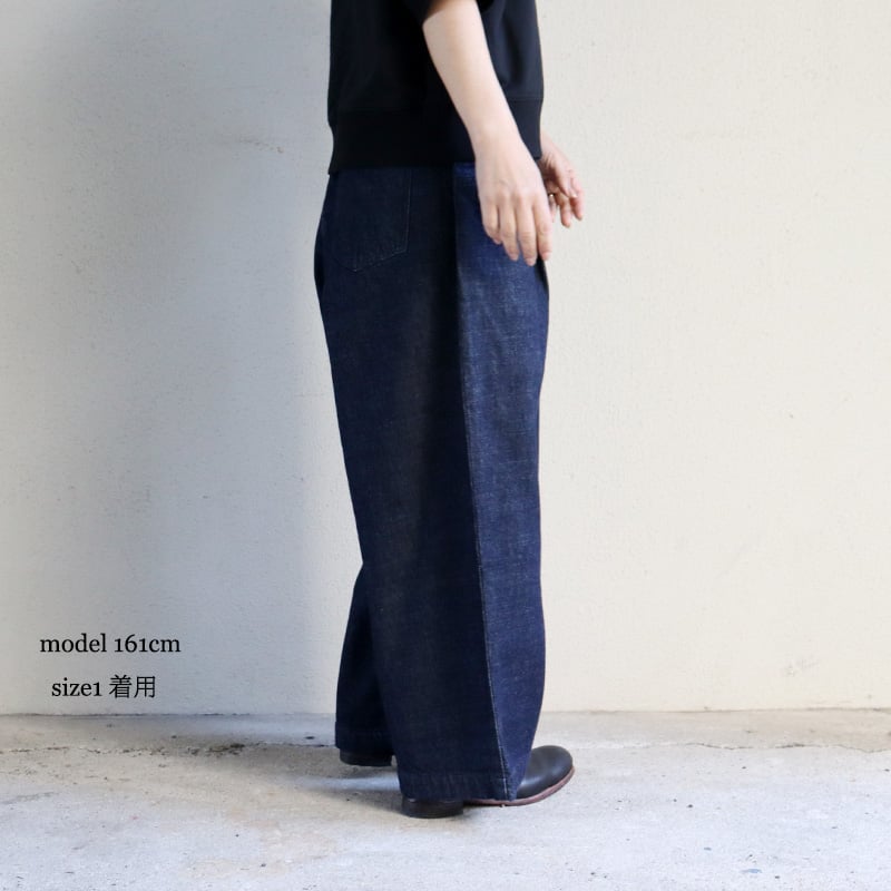再入荷** atelier naruse アトリエナルセ コットンデニムタック