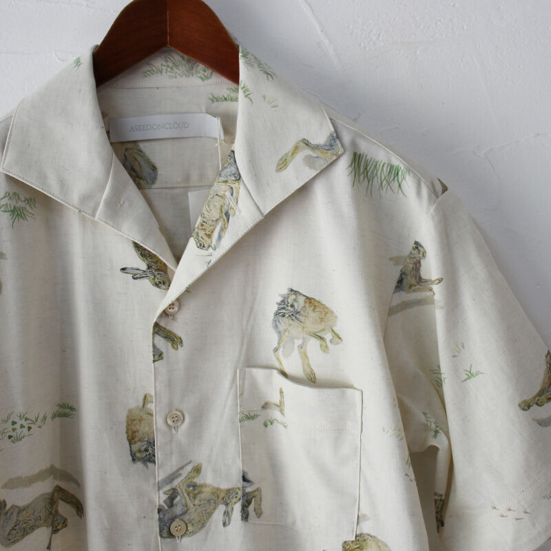 ASEEDONCLOUD アシードンクラウド　study of wild rabbit sakurashi blouse #ナチュラル　【送料無料】