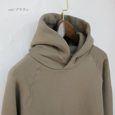 atelier naruse アトリエナルセ　 裏毛コットンスウェットパーカー｜freece cotton sweat-shirt hoodie