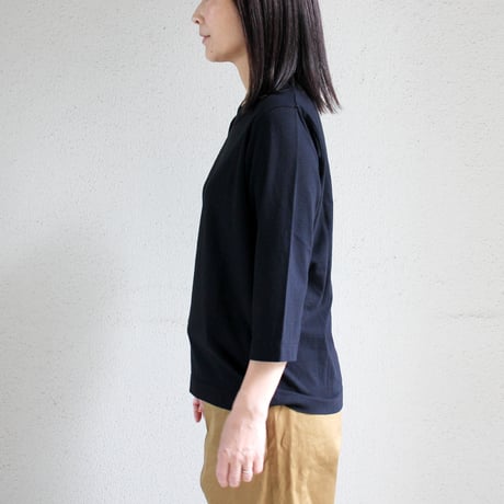 **2026秋冬分到着** homspun ホームスパン　30/1天竺7分袖Tシャツ