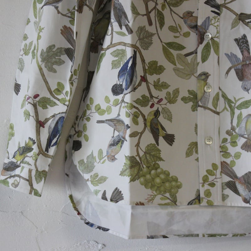 ASEEDONCLOUD アシードンクラウド collarless shirts ASEEDONCLOUD アシードンクラウド｜HW collarless shirt キャメル