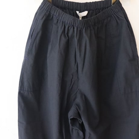 homspun ホームスパン　バルキーシーチングギャザーパンツ　#ネイビー