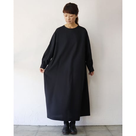 atelier naruse アトリエナルセ　テックウール ロングワンピース｜tech wool long one-piece