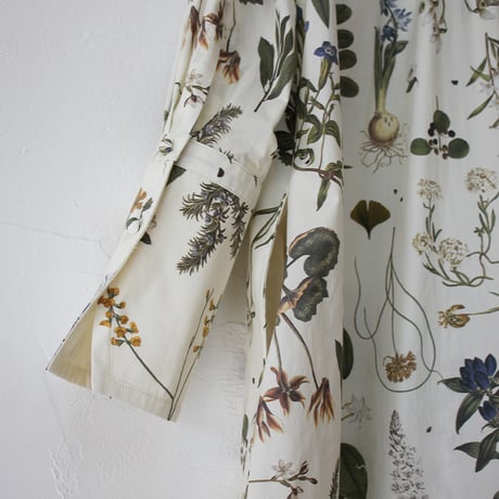 ASEEDONCLOUD アシードンクラウド　Tea garden flower print Tea garden gown #off white 【送料無料】