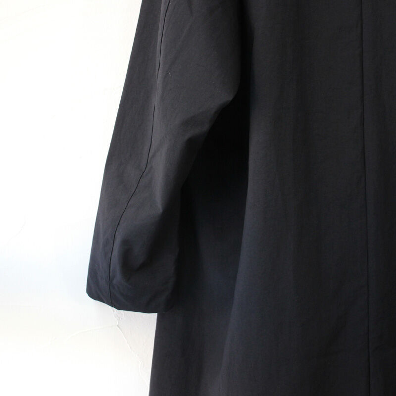 amne アンヌ NYLON covered coat カバーコート #ブラック 【送料無料】