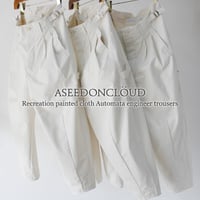 ASEEDONCLOUD　アシードンクラウド　Recreation painted cloth Automata engineer trousers
