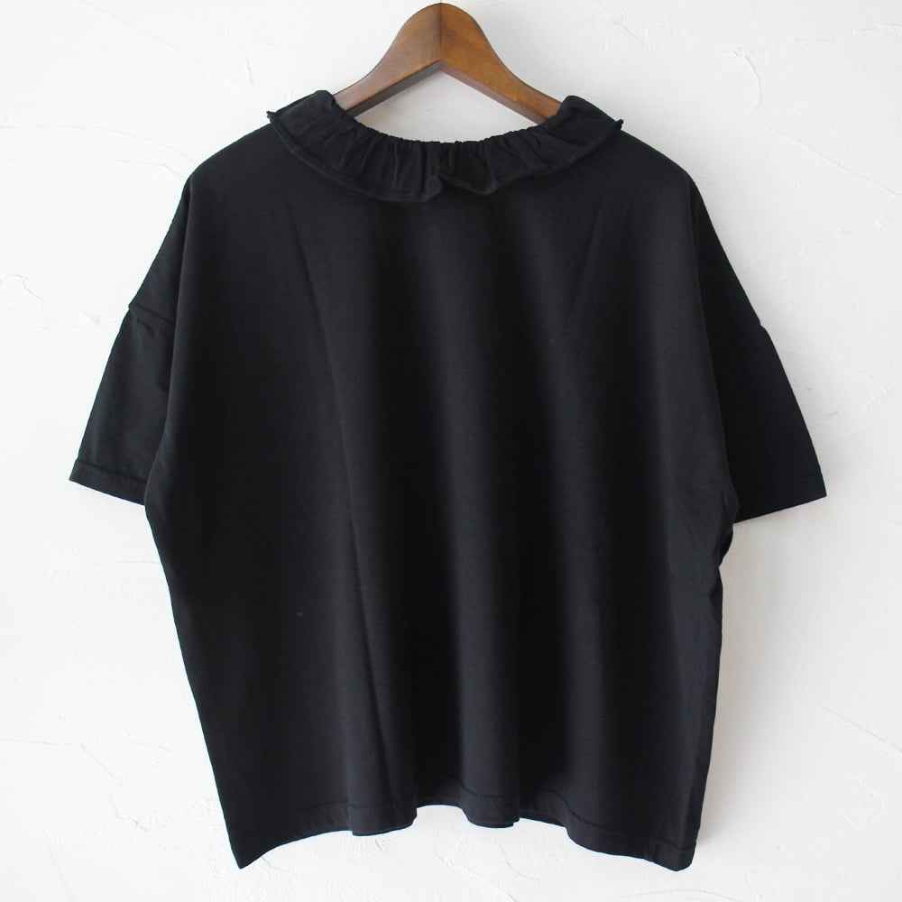 homspun☆今期新品未使用30/1天竺 フリルカラー半袖プルオーバー fit=scale-down,w=1200