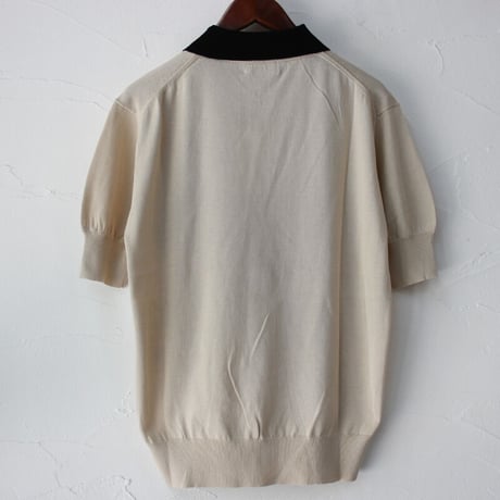 **再入荷** atelier naruse　アトリエナルセ  コットン衿付きニット｜cotton collar knit