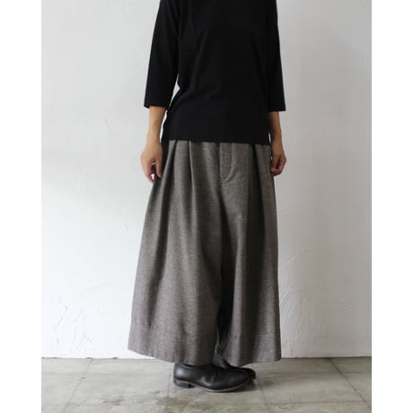 SUSURI ススリ　ピザントパンツ　#smoky brown　【送料無料】