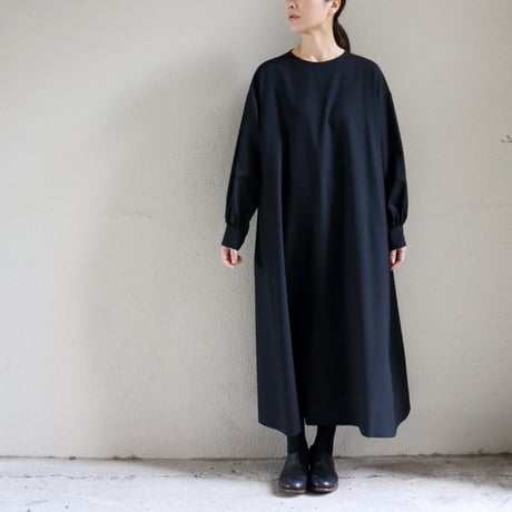 **2026年度・新作到着** atelier naruse アトリエナルセ formal wide one-piece ワイドワンピース　#ブラック