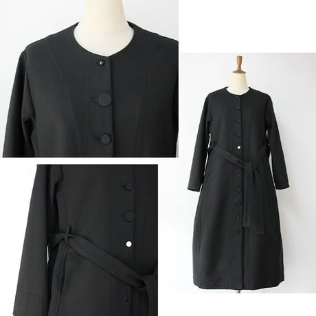 SUSURI　ススリ　ポーンシャツコート　#ブラック　【送料無料】