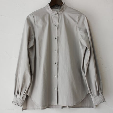 **再入荷** amne アンヌ　BROAD frilled blouse ブロードフリルブラウス【送料無料】