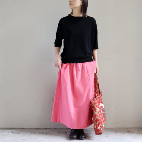 **またまた再々入荷** atelier naruse アトリエナルセ　ダウンプルーフコットンカットインポケットスカート down proof cotton cut-in pocket skirt