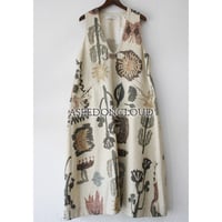 ASEEDONCLOUD アシードンクラウド Antique kilim print Forest king dress アンティークキリムプリントワンピース