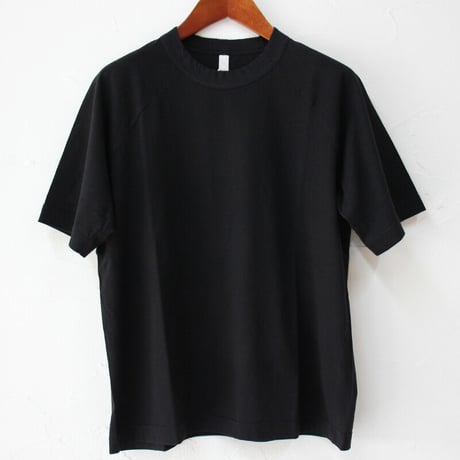 homspun ホームスパン 30/1天竺NEW ラグランTシャツ　#サラシ、ブラック、TOPグレー