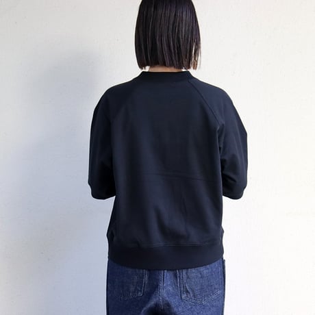 atelier naruse アトリエナルセ　オーガニックコットン半袖スウェットシャツ organic cotton lining sweat shirt