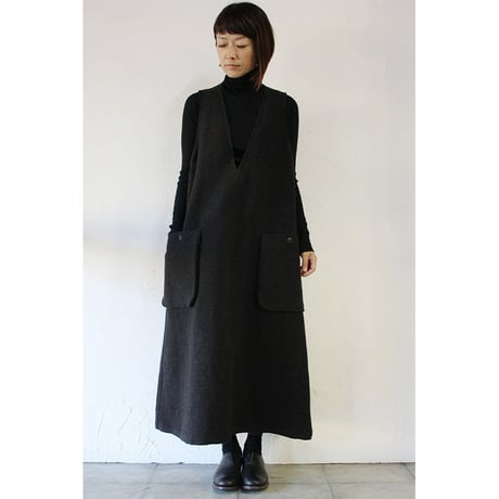 susuri ススリ　アイデリックワンピース　#brown　【送料無料】