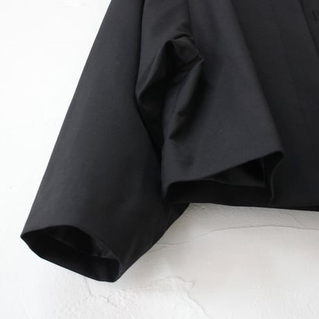 **再入荷** Linenya リネンヤ　ウールジャケット　#ブラック　【送料無料】