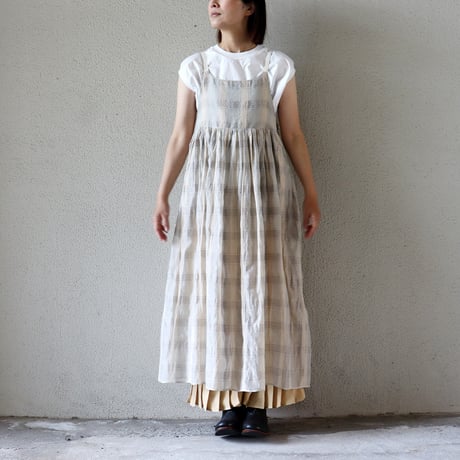 SUSURI ススリ　ロンドドレス　#beige 【送料無料】