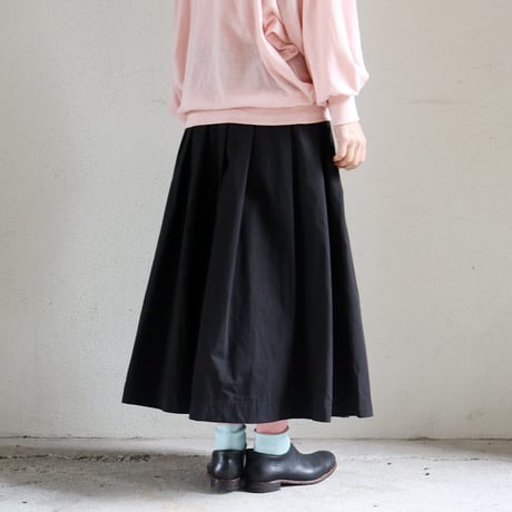 **2026春夏分到着** TRAVAIL MANUEL トラバイユマニュアル　コンパクトウェザータックフレアスカート