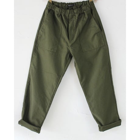 TRAVAIL MANUEL トラバイユマニュアル　バックサテンファティーグパンツ　#オリーブ、カーキ、ブラック　【送料無料】