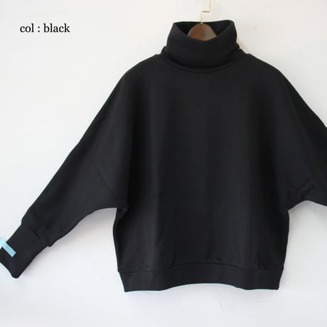 **またまたまた再入荷** LinenYa リネンヤ　コットン裏毛ハイネックプルオーバー