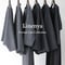 **再入荷**Linenya リネンヤ　ウールサイドギャザーワンピース　#ブラック　【送料無料】