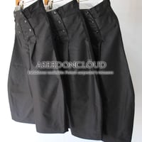 ASEEDONCLOUD アシードンクラウド　Fieldstone moleskin Forest carpenter’s trousers #ブラック　【送料無料】