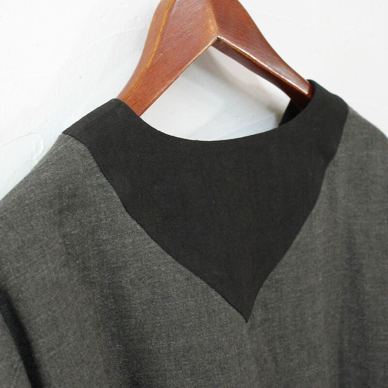 MAGALI マガリ ブラッシュドベルギーリネンカーディガン #ホワイト