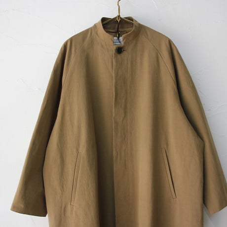 atelier naruse アトリエナルセ　コットンヘンプスタンドカラーコート｜cotton-hemp stand collar coat　【送料無料】