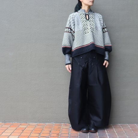 ASEEDONCLOUD アシードンクラウド　Fieldstone moleskin Forest carpenter’s trousers #ブラック　【送料無料】